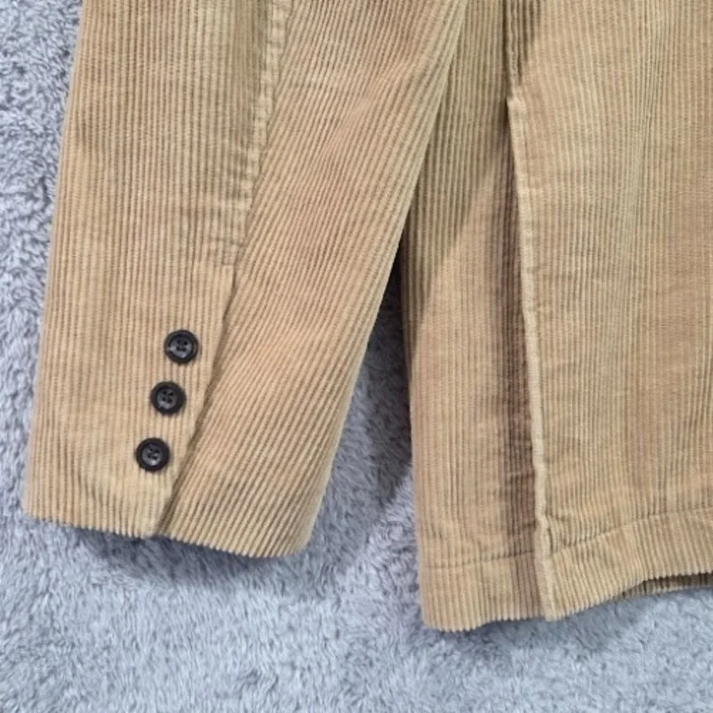 St Johns Bay Corduroy Blazer‎ Jacket Men's Medium Tan Classic Business Casual